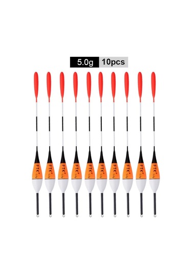 Ftk Barguzinsky Köknar Sarı, Siyah, Kırmızı Ve Beyaz 10 Adet/grup Balık Uzunluğu 18.5-22.5cm Balık Ağırlığı 2g-5g Float 5g Length 22.5cm