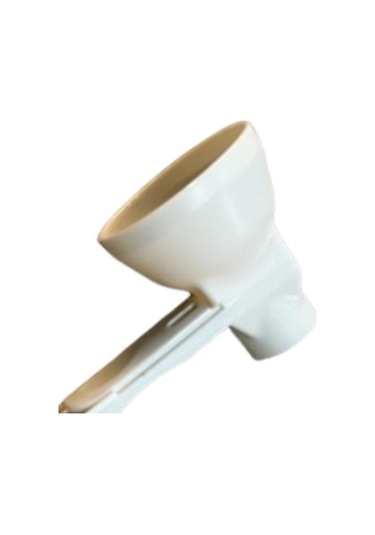 Ölçü Kaşığı Huni İle 2'si 1 Arada Dökülmeye Karşı Huni Kaşık Kaydırıcı Mutfak Kaşığı Toz Süt Kahve Protein Tozu Ölçmek İçin Beyaz