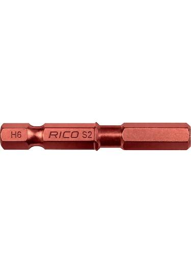 Rıco 1/4 H6 Allen Bits Uç Mıknatıslı Kırmızı 50 Mm