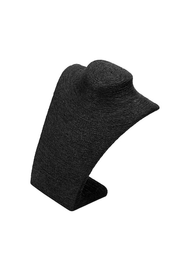 Trendooze Üst Takı Standı Siyah Siyah Manken L Kolye Kolye Göğüs Ekranı Düzey 23x26cm Ev