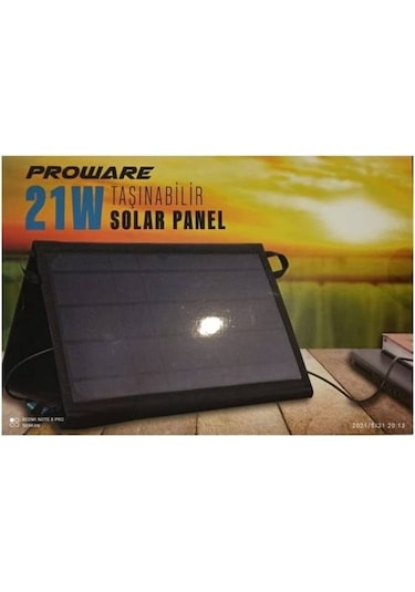 Proware 21 W Taşınabilir Solar Panel