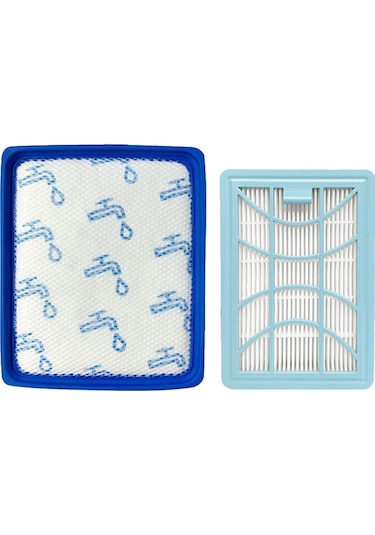 Philips Fc 9750/07 Uyumlu Süpürge Hepa / Hazne Filtre Seti 2'li