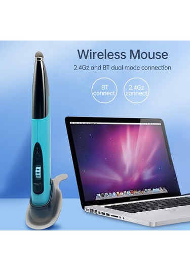 Maiyame 2.4G 4 Tuşlu Kablosuz Dikey Kalem Mouse