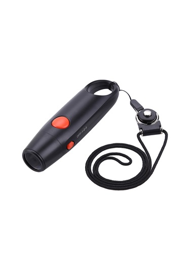 Reedark Düdük - 4 Adet Cr2302 Pil Dahil, Spor Ve Acil Durumlar İçin Elektronik Sinyal Cihazı Siyah