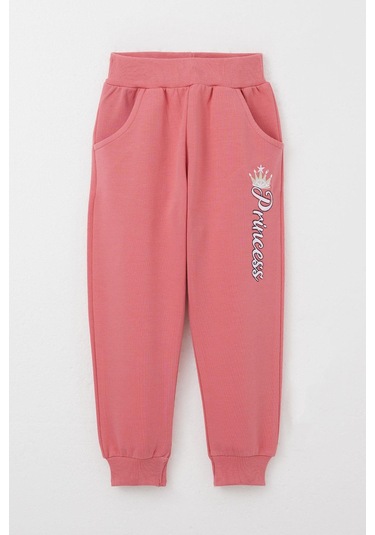 Breeze Kız Bebek Eşofman Takım Prenses Yazı Nakışlı 9 Ay-3 Yaş, Bej Bej