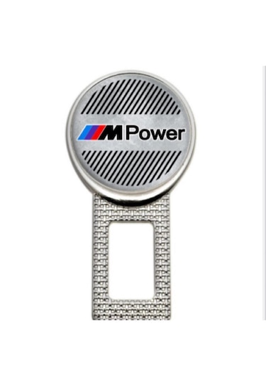 Bmw M Power Ikaz Ses Susturucu Metal Toka 2 Adet Seti Çift Yönlü