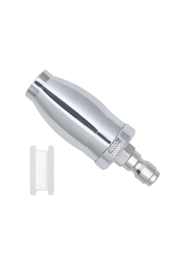 Leezsing 360 Derece Torklu Sprey, 3600 Psı Yüksek Basınçlı Temizleyici, 1/4" Hızlı Bağlantı, Çelik Gövde, Çamaşır/metal/tekne Temizliği