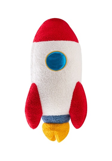 Jifan Astronot Yastağı Uçak Yastağı Roket Bebek - Roket Beyaz