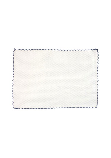 Bebekevi 755 6 Parça Penye Mendil 25 x 25 CM Mavi