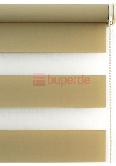 Buperde Açık Haki Eko Zebra Stor Perde