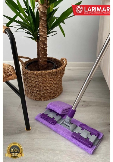 Larimar Yer Mopu Mor + Yedek Bez