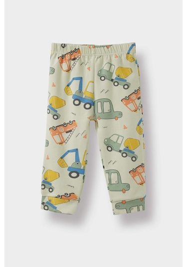 Defacto Erkek Bebek Pijama Takımı Araç Baskılı Uzun Kollu Üst Uzun Alt F0546a525augn1181 Yeşil Defacto Erkek Bebek Pijama Takımı Araç Baskılı Uzun Kollu Üst Uzun Alt F0546a525augn1181 Yeşil