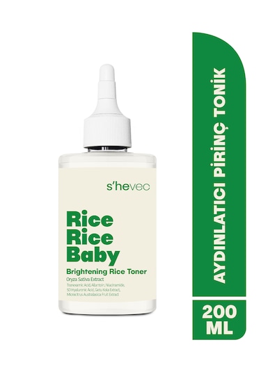Rice Rice Baby Aydınlatıcı Pirinç Tonik %100 Vegan