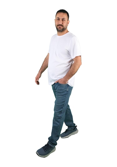 Erkek Kot Pantolon Mavi