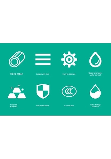Trendooze Yüksek Sıcaklık Şamandıra Anahtarı - 3m Silika Jel Kablo, Isıya Dayanıklı