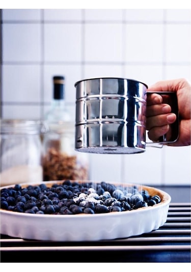 Çelik Idealısk Un Eleği, Paslanmaz Çelik, 10,5 Cm Çok Renkli