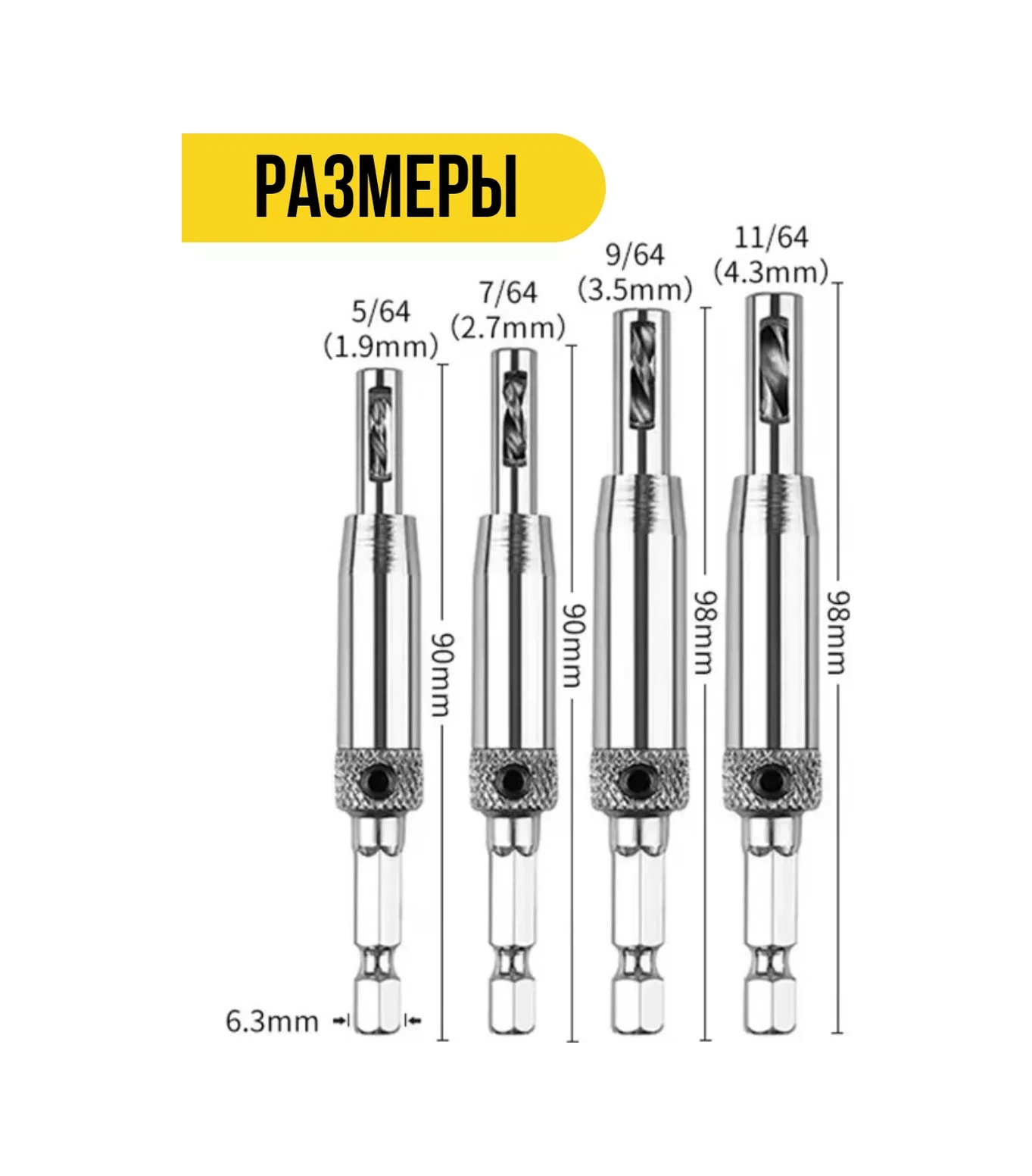 Gais Menteşe İçin Ahşap Üzerinde Kendinden Merkezleyen Delme Ucu 251667250