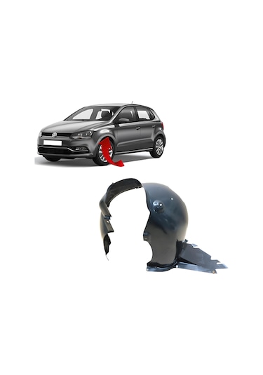 Vw Polo 2011-2014 Çamurluk Davlumbazı Sol 6r0809957f