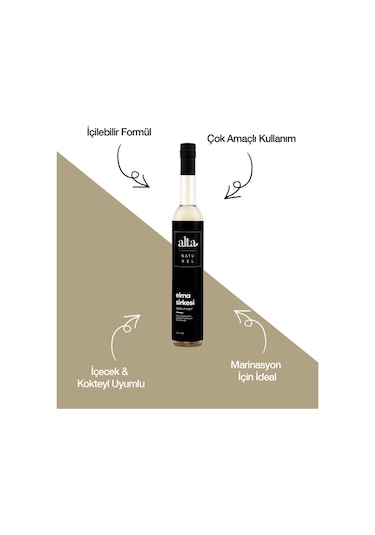 Alta Naturel Doğal Fermente Elma Sirkesi 500 ML
