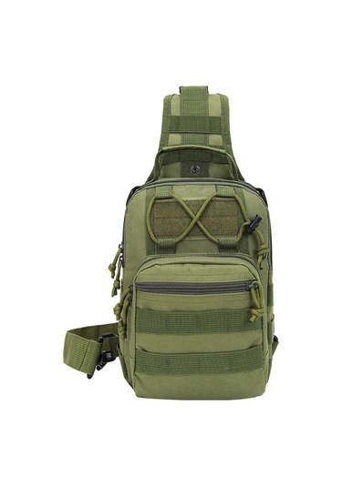 Taktik Göğüs Çantası Açık Kamuflaj Omuz Messenger Çanta Bel Çantası2