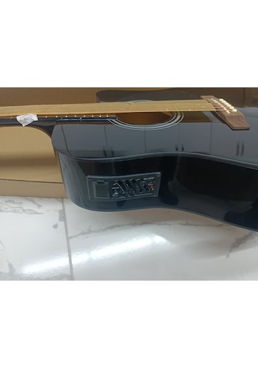 J&d Guitars- Ag-gce/bk Jumbo Kasa Elektro Akustik Gitar AG-6CE/BK