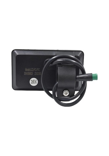 Reedark Elektrikli Bisiklet Lcd Hız Kontrol Cihazı - Usb Bağlantılı, Altı Çip Renkli Ekran, Akıllı Veri Gösterici Siyah