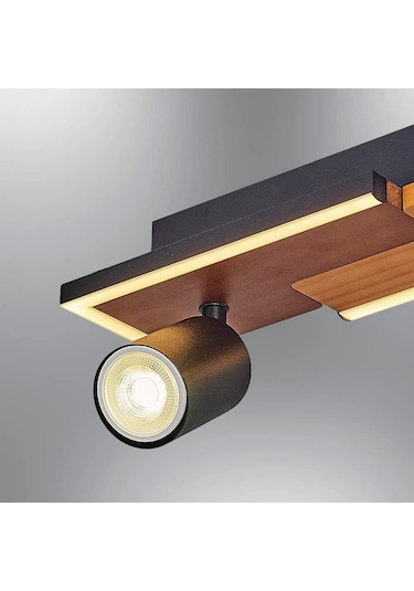 Özcan Aydınlatma 1419-4 4 Spotlu Plafonyer Meşe Meşe