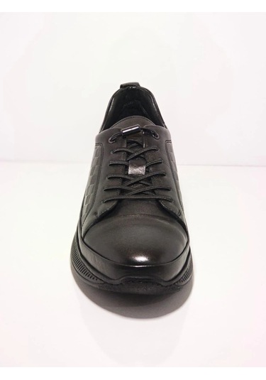 Voyager 1106 Siyah Erkek Deri Casual Ayakkabı Siyah