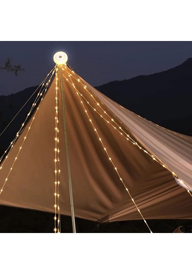 Cbtx Nextool 10 M Kamp Işık Şeridi Ipx4 Su Geçirmez Açık Bahçe Atmosferi Lambası Sıcak Beyaz Işık