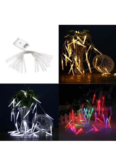 Trendooze Moda Yıldız Peri Işık Tatil Yılbaşı Ev Dekorasyonu Pilli Na