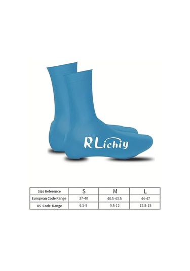 Willowhaven Siyah,l Silikon Bisiklet Ayakkabı Kılıfı Çifti Su Geçirmez Rüzgar Geçirmez Yeniden Kullanılabilir Tüm Hava Koşulları Altın