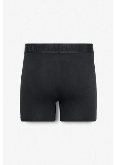 PETRUS Erkek 3'lü Paket Pamuklu Likralı Esnek Kumaş Siyah Boxer