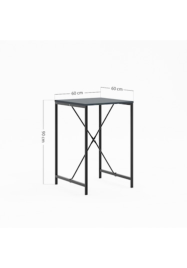 Bar Masası Mutfak Masası Otel Cafe Masa Füme 1571