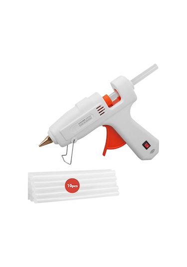 Padalink 40w Yapıştırma Tabancası Ve 10 Yapıştırma Çubuğu - Hızlı Kurur, Güçlü Yapışma, Dıy Ve Dekorasyon İçin