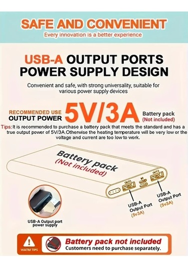 Willowhaven 1 Adet Cozycare Usb Isıtmalı Koltuk Pedi 3 Modlu Ayarlanabilir Taşınabilir Isıtma Matı Siyah Siyah