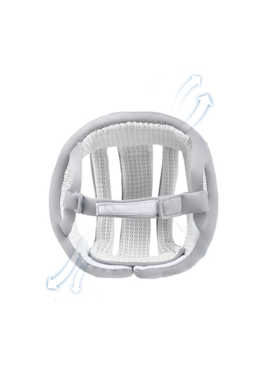 Hangfox 1-6 Yaş Bebek Yürüme Korumalı Kask: Çocuk Baş Koruyucu, Nefesli Ağızlı Ayı Desenli Bej , Çarpıtkor, Hafif Malzeme Diğer