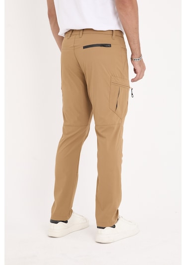 Camp532 Outdoor Tactical Su İticili Likralı Yazlık Erkek Taktik Pantolon Hardal