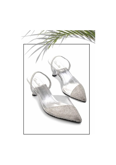Gümüş Kadın Klasik Topuklu Ayakkabı K01026200387 Gümüş