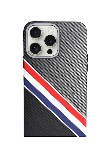 Aether Carbon Apple Uyumlu iPhone 15 Magsafe Karbon Kılıf Racing Heritage Racing Heritage