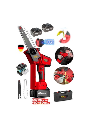 Staxx DJT2100 Çift Lityum Akü 21 V 3000 Mah Dijital Akülü Dal Budama