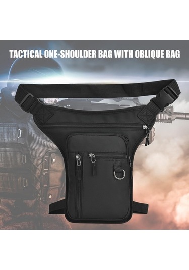 Pazly Erkekler Ve Kadınlar İçin Siyah Motosiklet Bırak Bacak Modeli Siyah