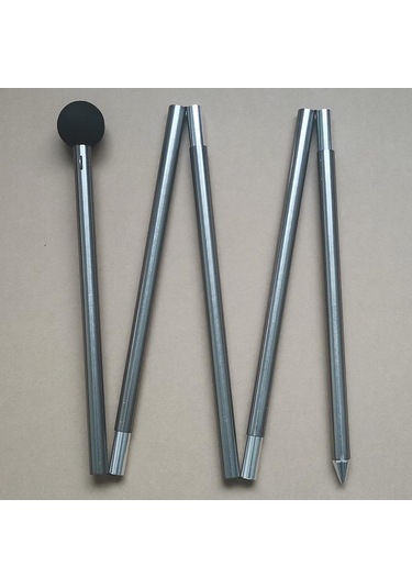 Suntek Çadır Direği Beş Bölümlü Barınak Yapımı Plaj Gri