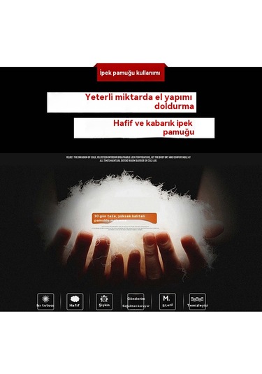 Erkekler İçin Tüylü Pamuklu Polar Astarlı Ceket Haki