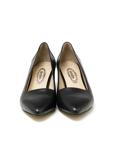 Topuklu Kadın Rc-4003 Deriden Siyah Siyah