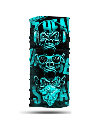 Daırb0089 - Çok Amaçlı Bandana Motosiklet Boyunluk Balaklava Outdoor Yüz Maskesi Kayak Maskesi Çok Renkli