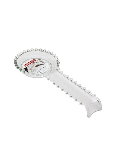 Şeffaf - Plastik Boncuklu Kepçe Kaşık Çırpıcı Altlık 5131 Düz