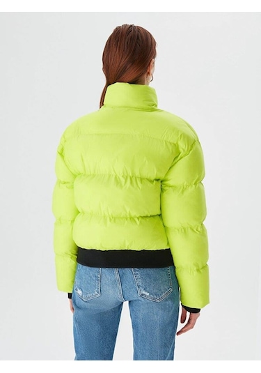 Ltb Bobaba Kadın Mont-5387 Fosfor Yeşil