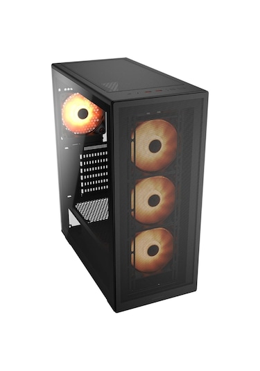 Cougar Mx220 750w 80+ 4x Rgb Cgr-2ac8b-rgb Mid-tower Temperli Cam Akak0cou0027