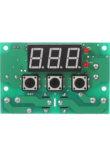 Ayarlanabilir Otomatik Anahtar Termostat 12v Sıcaklık Kontrol Cihazı 2 Kanal Röle Çıkışı Yüksek/düşük Sıcaklık Alarmı