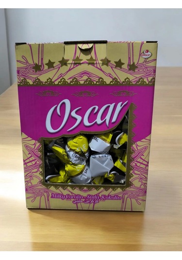 Oscar Fındık Aromalı Sütlü Kokolin Çikolatalı Şeker 1 Kg